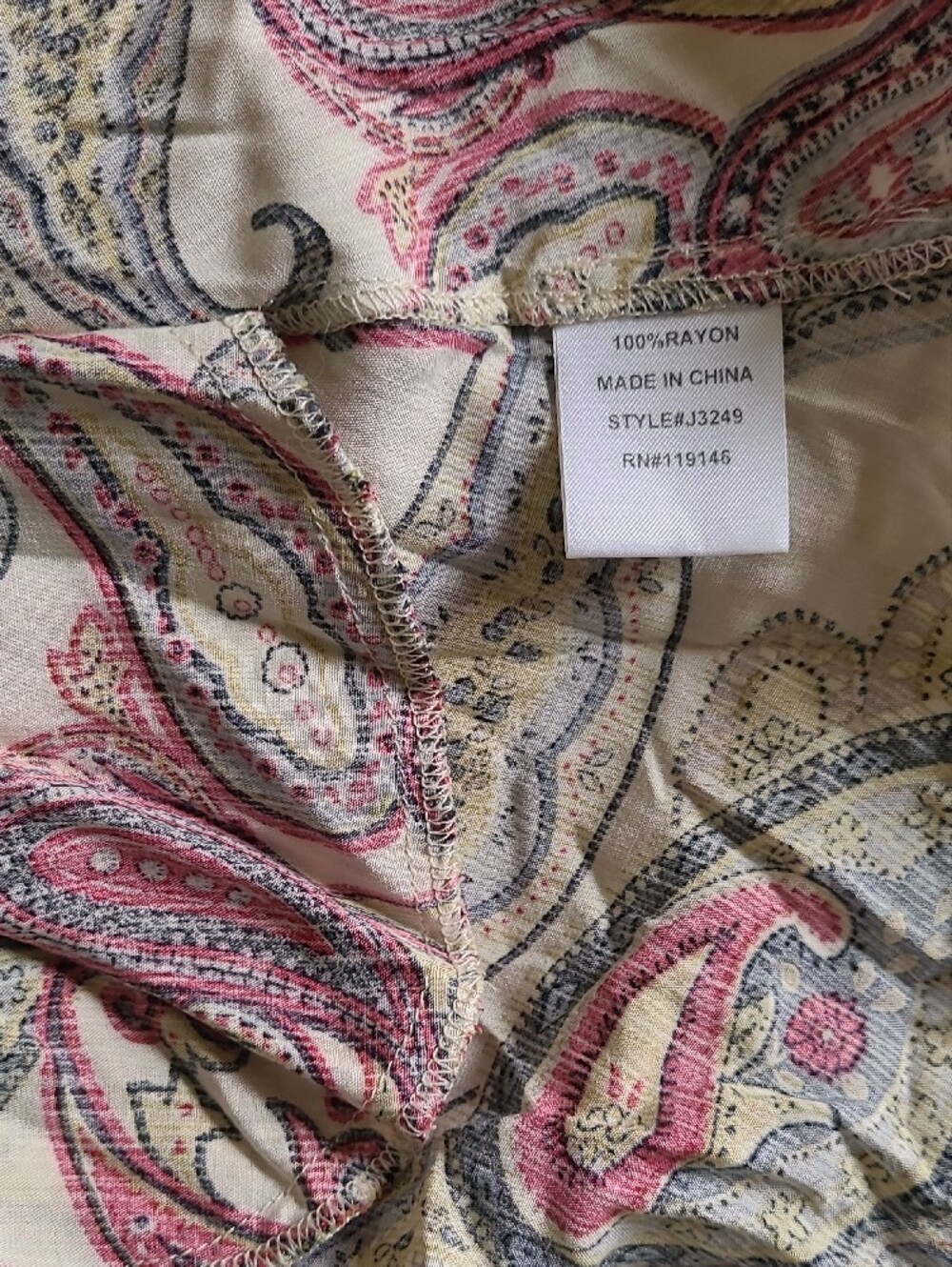 JODIFL Olive Paisley V-Neck Balloon Sleeve Tunic - Picture 14 of 15